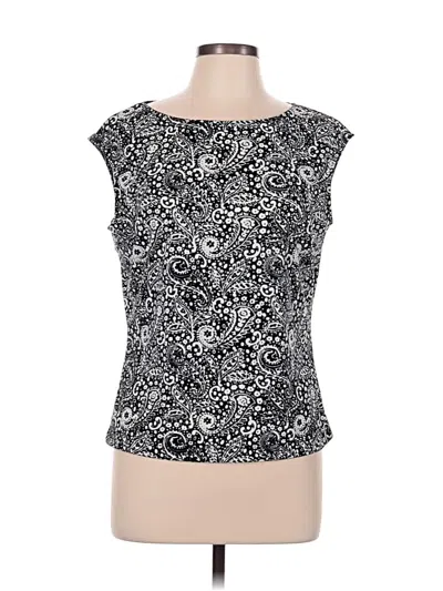 Pre-owned Harold's Sleeveless Blouse In Black