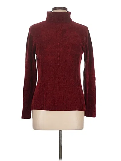 Pre-owned Harold's Turtleneck Sweater In Burgundy