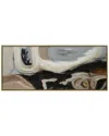 Harp & Finial Alick Framed Canvas Art With 1.5in Frame