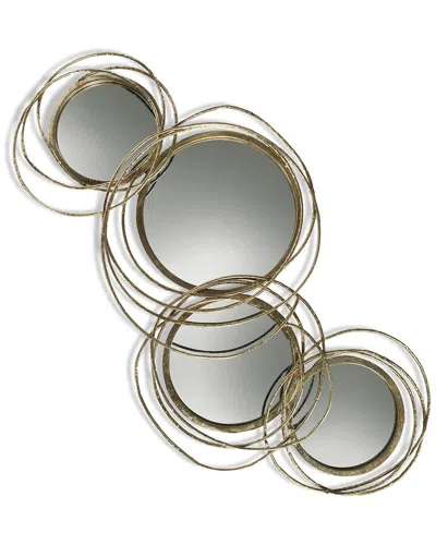 Harp & Finial Conway Mirror - Gold Metal Finish