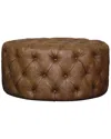 Harp & Finial Frazer Ottoman