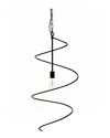 Harp & Finial Lighting Avila Pendant In Black
