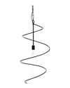 Harp & Finial Lighting Avila Pendant In Black