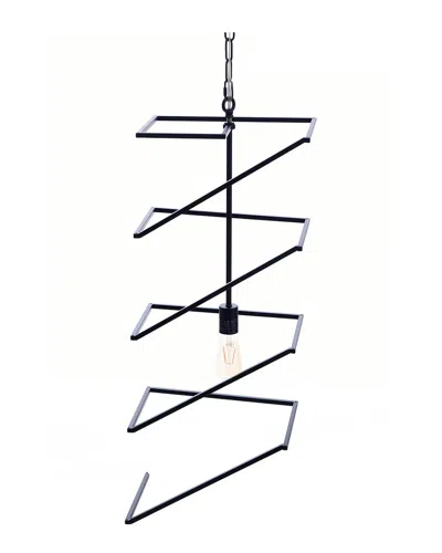 Harp & Finial Lighting Indra Pendant In Black