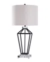Harp & Finial Lighting Windsor Table Lamp In Black