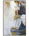 HARP & FINIAL HARP & FINIAL SOLITARY FRAMED CANVAS ART WITH 1.5IN FRAME