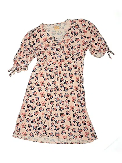 Pre-owned Harper Canyon Kids' Dress In Tan