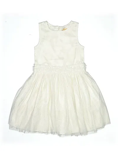 Pre-owned Harper Canyon Kids' Dress In White
