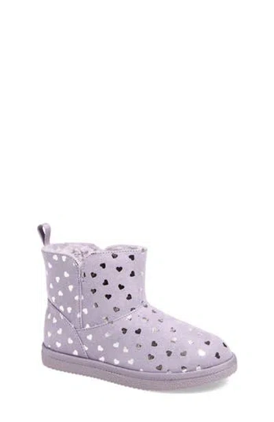 Harper Canyon Kids'  Elly Cozy Short Boot In Animal Print