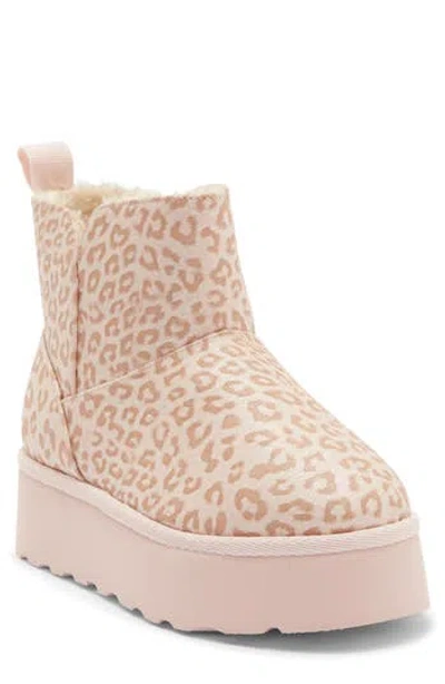 Harper Canyon Kid's Ezra Faux Fur Lined Platform Bootie In Multi