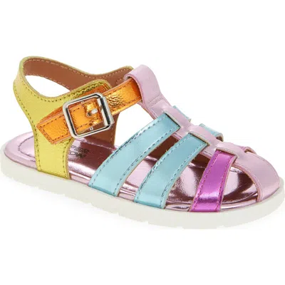 Harper Canyon Kids' Arabella Fisherman Sandal In Multi