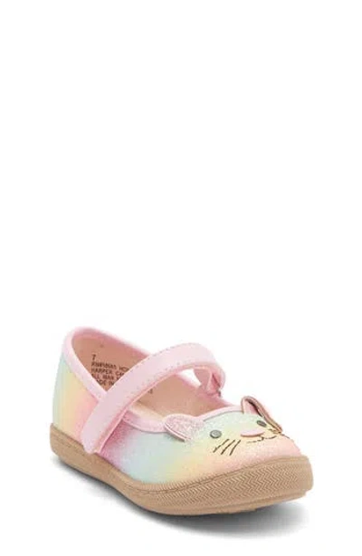 Harper Canyon Kids' Bunny Critter Mary Jane Flat In Multi