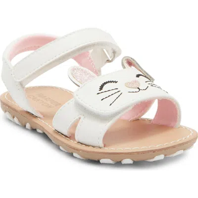 Harper Canyon Kids' Bunny Critter Sandal In White