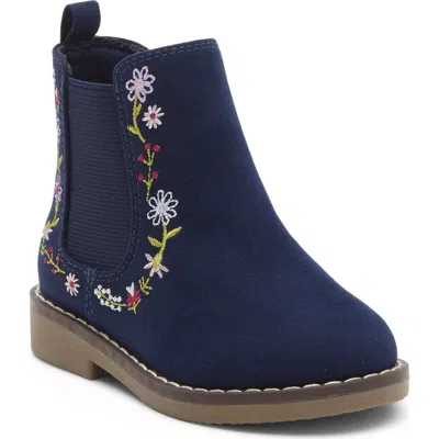 Harper Canyon Kids' Caite Embroidered Short Boot In Blue