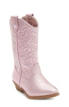 Harper Canyon Kids' Camryn Western Boot In Pink