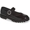 Harper Canyon Kids' Davianna Patent Mary Jane Flat In Black