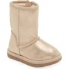 Harper Canyon Kids' Ella Faux Shearling Tall Boot In Gold