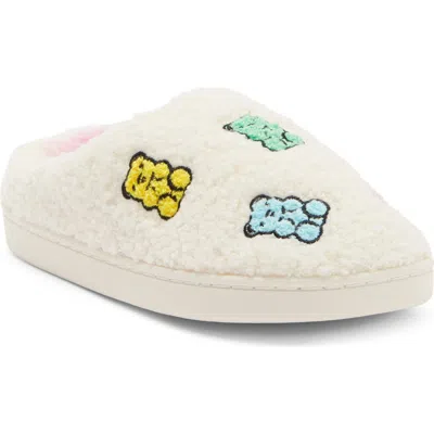 Harper Canyon Kids' Gummy Bear Slipper In Ivory Multi