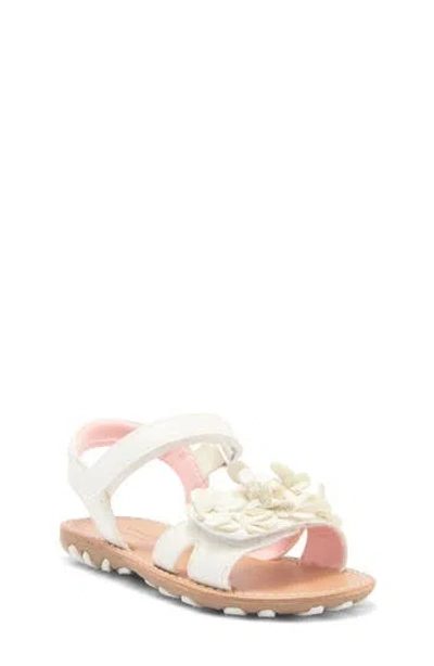 Harper Canyon Kids' Hallie Flower Sandal In Neutral
