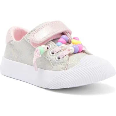 Harper Canyon Kids' Marlee Beaded Sneaker In Gray