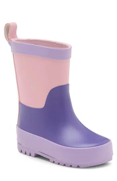 Harper Canyon Kids' Misty Rain Boot In Purple Multi
