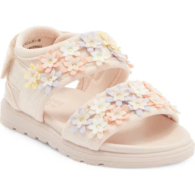 Harper Canyon Kids' Sunny Flower Sandal In Nude