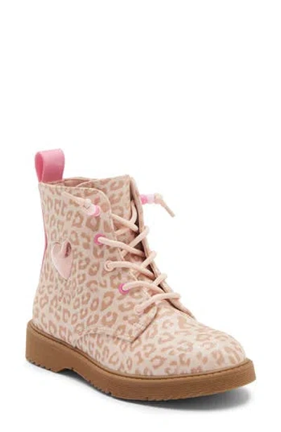Harper Canyon Kids' Victorya Heart Combat Boot In Multi