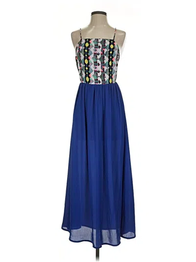Pre-owned Harper Casual Dress In Blue