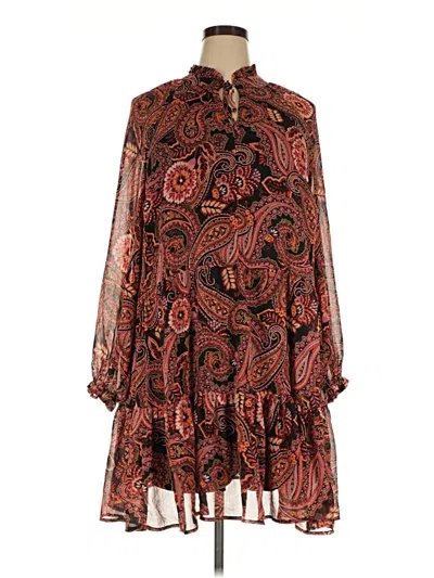 Pre-owned Harper Casual Dress In Brown