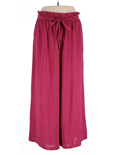 Pre-owned Harper Casual Pants In Burgundy