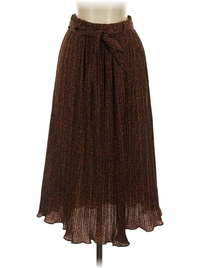 Pre-owned Harper Casual Skirt In Brown