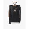 Harper Collective Black  X Mcm 4-wheel Recycled-plastic Expandable Cabin Suitcase 56.6cm In Black