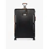 Harper Collective Black  X Mcm Large 4-wheel Recycled-plastic Suitcase 79cm In Black