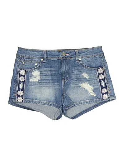 Pre-owned Harper Denim Shorts In Blue
