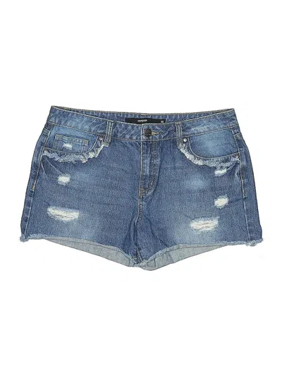 Pre-owned Harper Denim Shorts In Blue