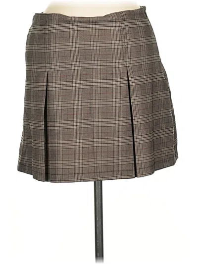 Pre-owned Harper Formal Skirt In Brown