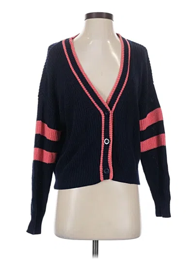 Pre-owned Harper Heritage Cardigan Sweater In Blue