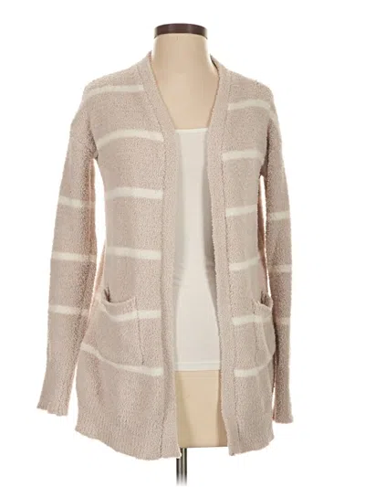 Pre-owned Harper Heritage Cardigan Sweater In Tan