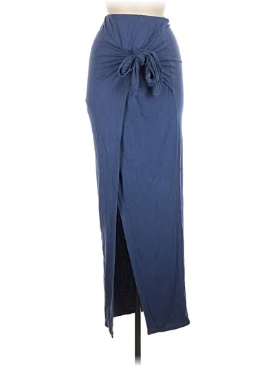 Pre-owned Harper Heritage Casual Skirt In Blue