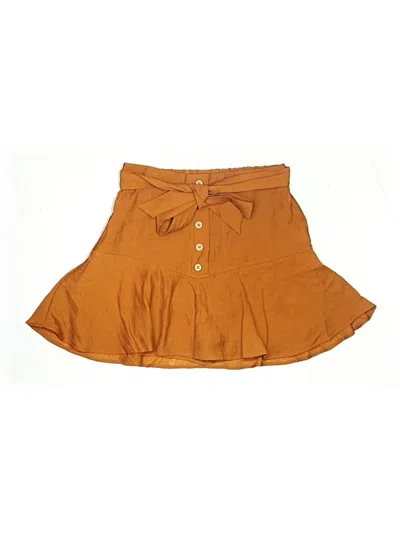Pre-owned Harper Heritage Casual Skirt In Orange