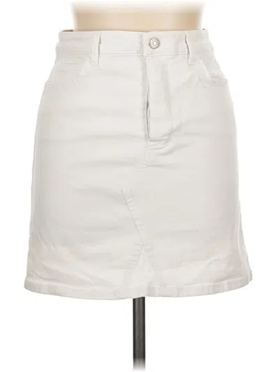 Pre-owned Harper Heritage Casual Skirt In White