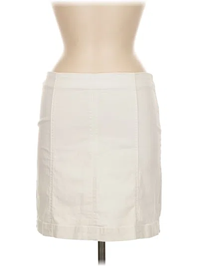 Pre-owned Harper Heritage Casual Skirt In White