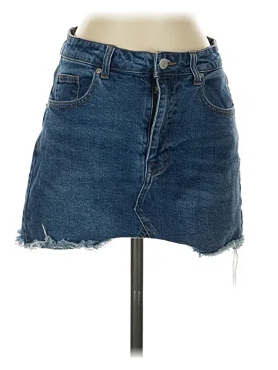 Pre-owned Harper Heritage Denim Skirt In Blue