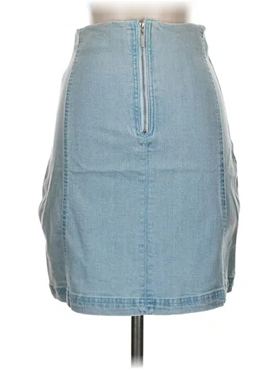 Pre-owned Harper Heritage Denim Skirt In Blue