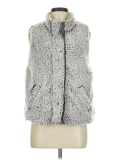 Pre-owned Harper Heritage Faux Fur Vest In Gray