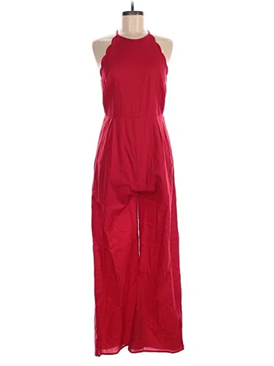 Pre-owned Harper Heritage Jumpsuit In Red