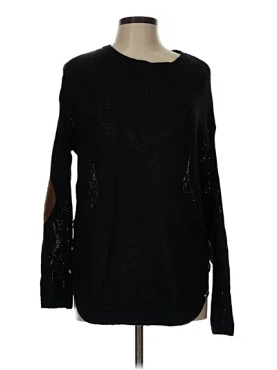 Pre-owned Harper Heritage Pullover Sweater In Black