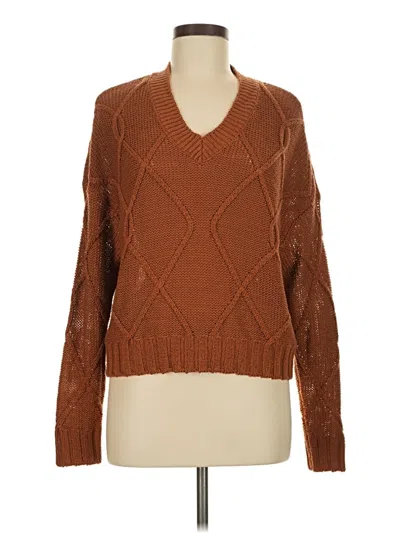 Pre-owned Harper Heritage Pullover Sweater In Brown