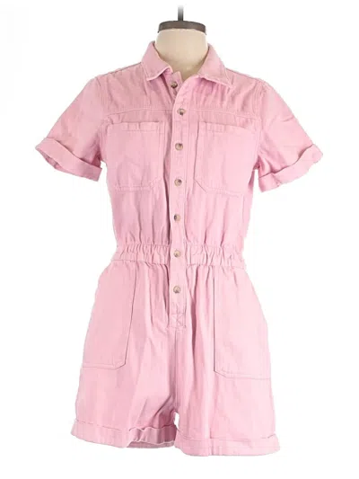 Pre-owned Harper Heritage Romper In Pink