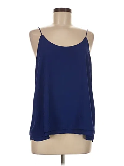 Pre-owned Harper Heritage Sleeveless Blouse In Blue